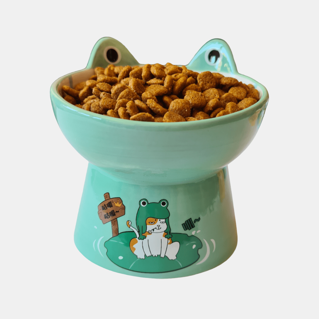 Cuenco elevado Animalitos para perros y gatos