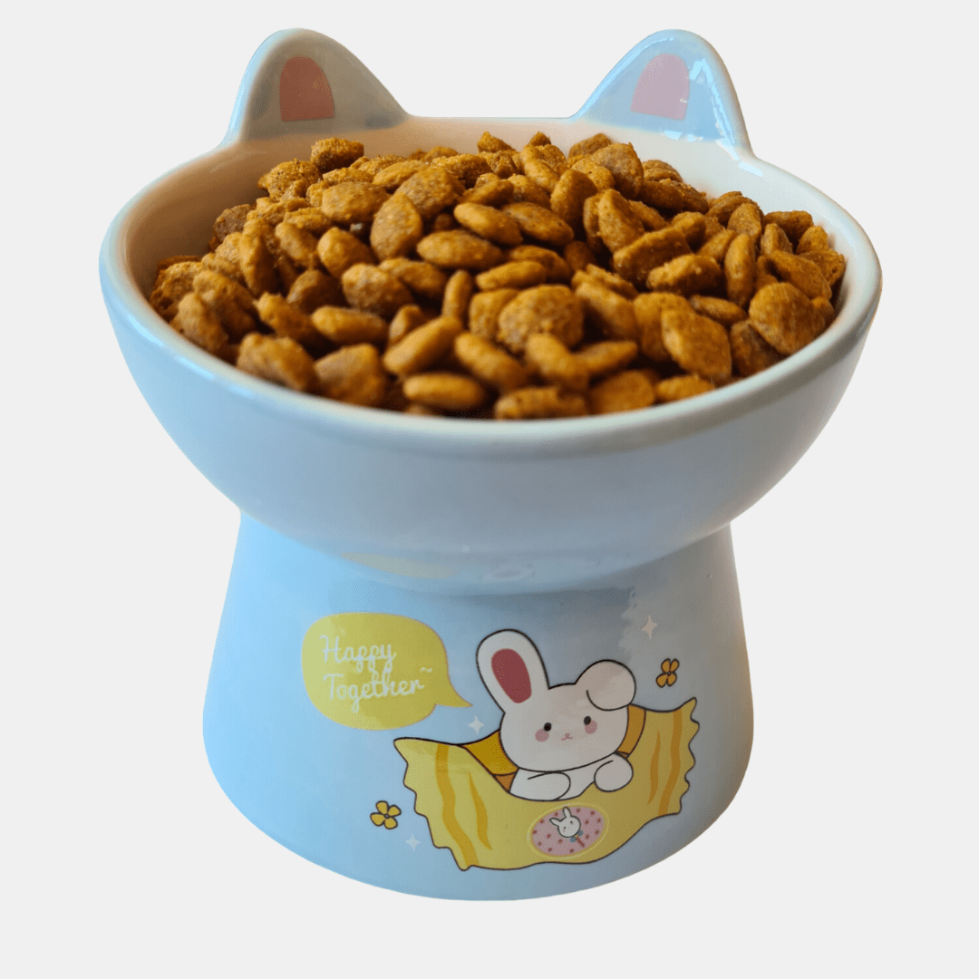 Cuenco elevado Animalitos para perros y gatos
