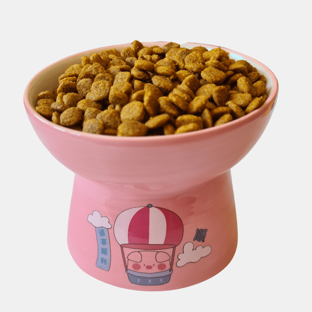 Cuenco elevado Animalitos para perros y gatos