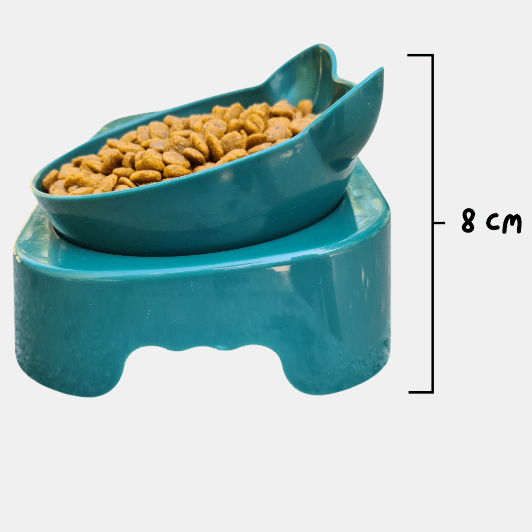 2 en 1 comedero y bebedero automático con orejitas para gatos