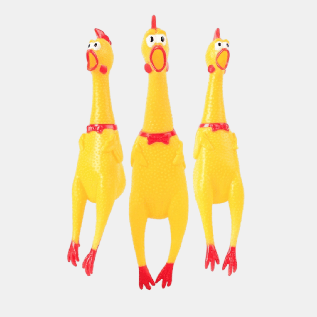 Pollo TPR interactivo con sonido para perros