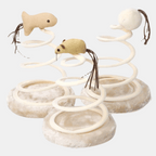 Juguete Interactivo con Muelle de Felpa para Gatos