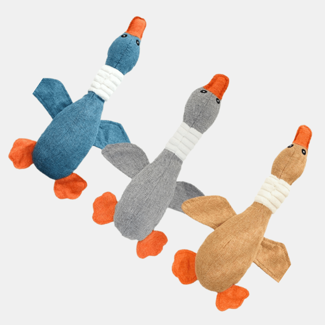 Peluche Ganso interactivo para perros