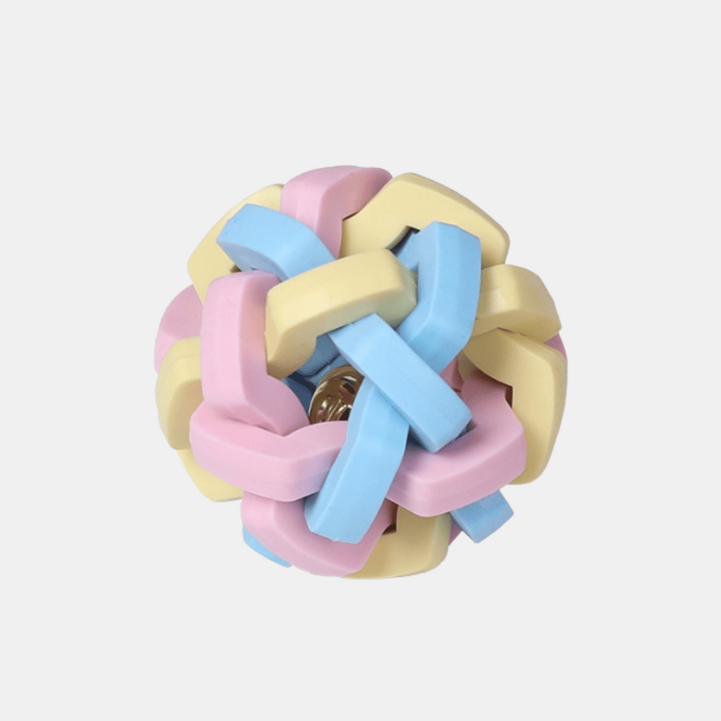 Bola Macaron con campana para perros y gatos