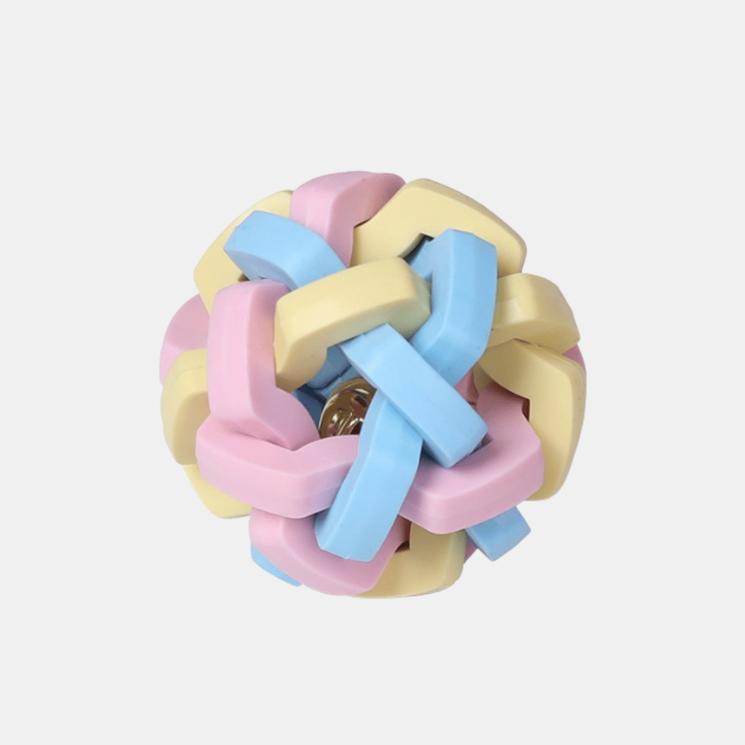 Bola Macaron con campana para perros y gatos