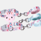 Arnés Rabbit para gatos ajustable de nylon con correa a juego