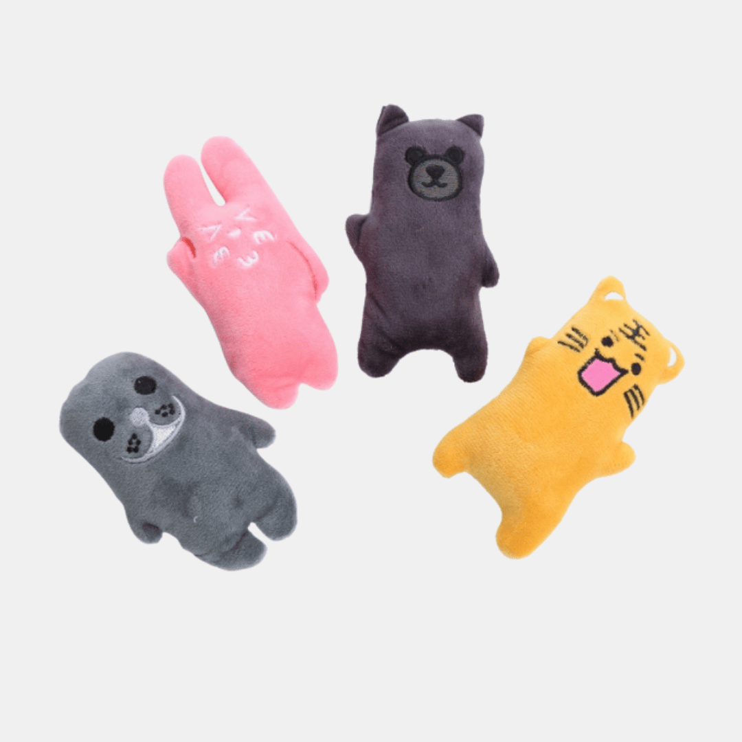Ositos Catnip de felpa para gatos
