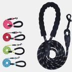 Correa Reflectante de Nylon con Mango de Espuma para Perros