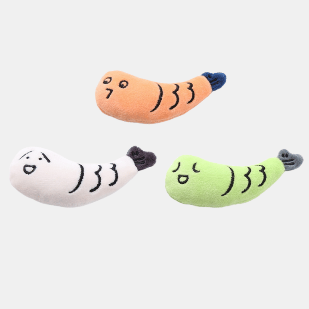 Gamba Catnip de felpa para gatos