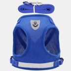 Arnés Chaleco Transpirable con Correa para Perros Pequeños y Gatos