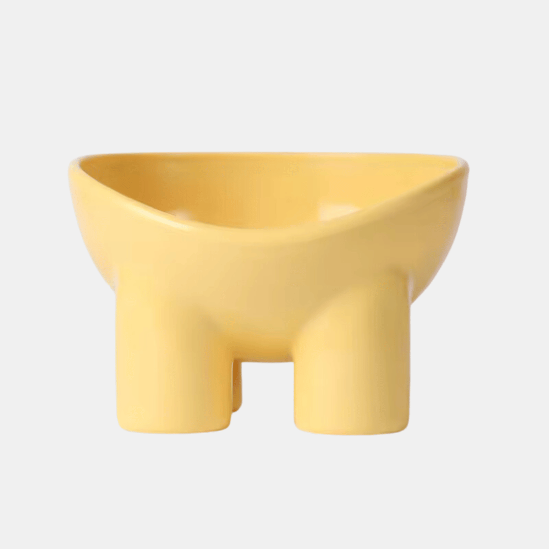Cuenco elevado Patitas Elefante para perros y gatos