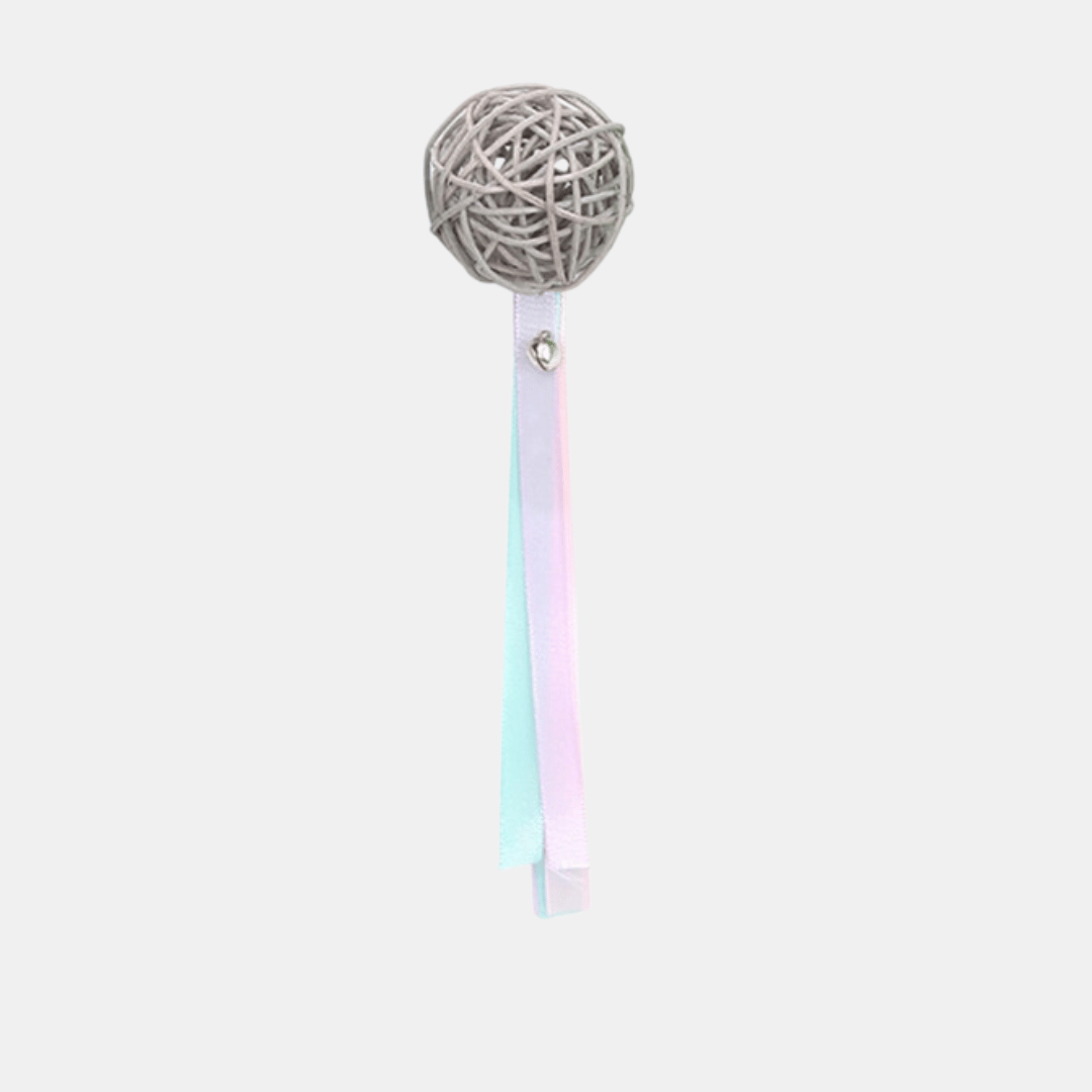Bola interactiva de felpa para gatos