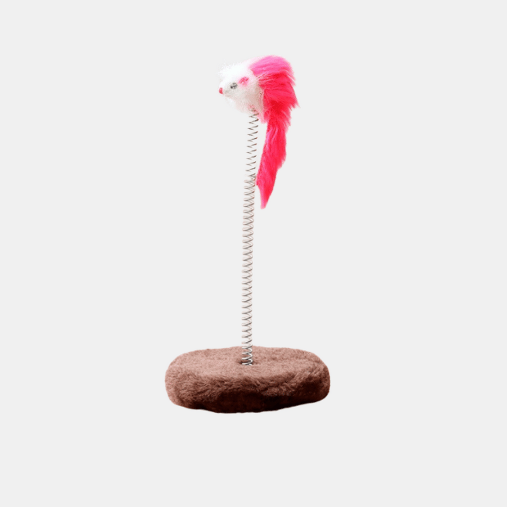 Juguete Interactivo de Felpa con Espiral para Gatos