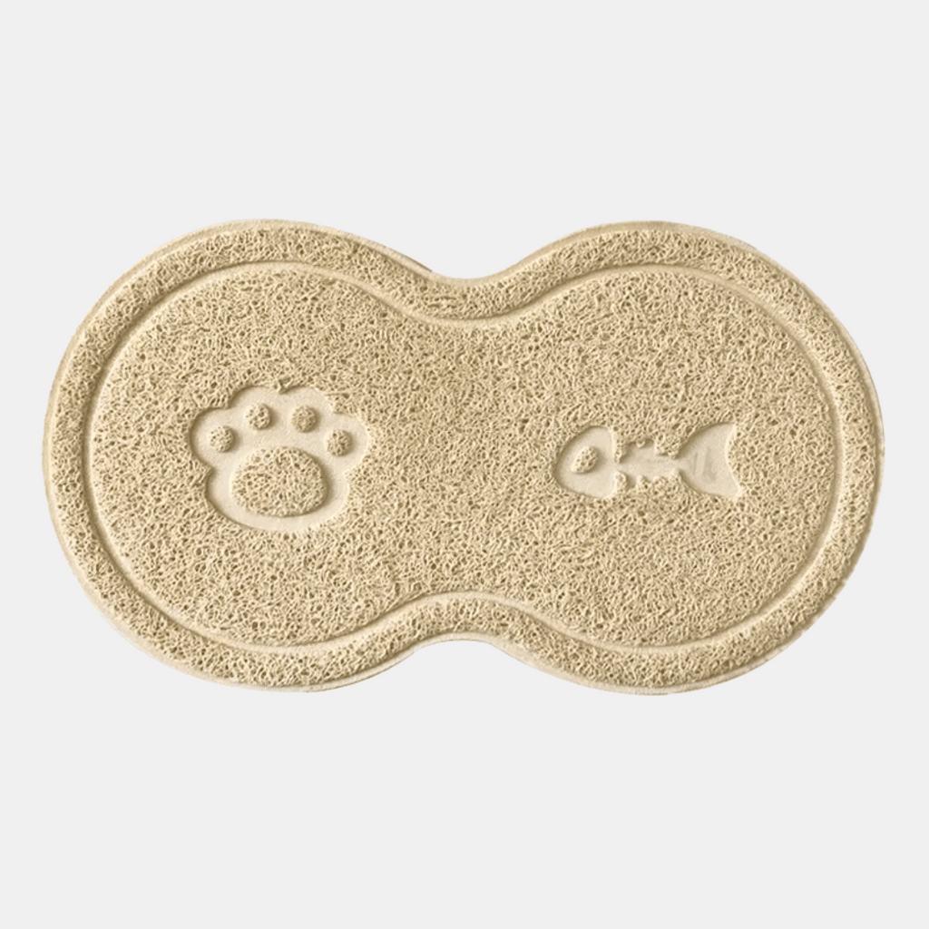 Alfombrilla anti deslizante para comedero de gatos