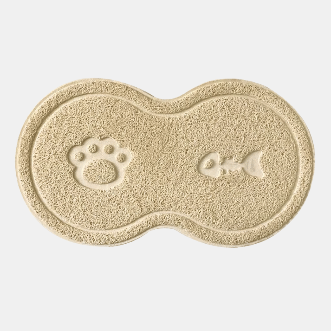 Alfombrilla anti deslizante para comedero de gatos
