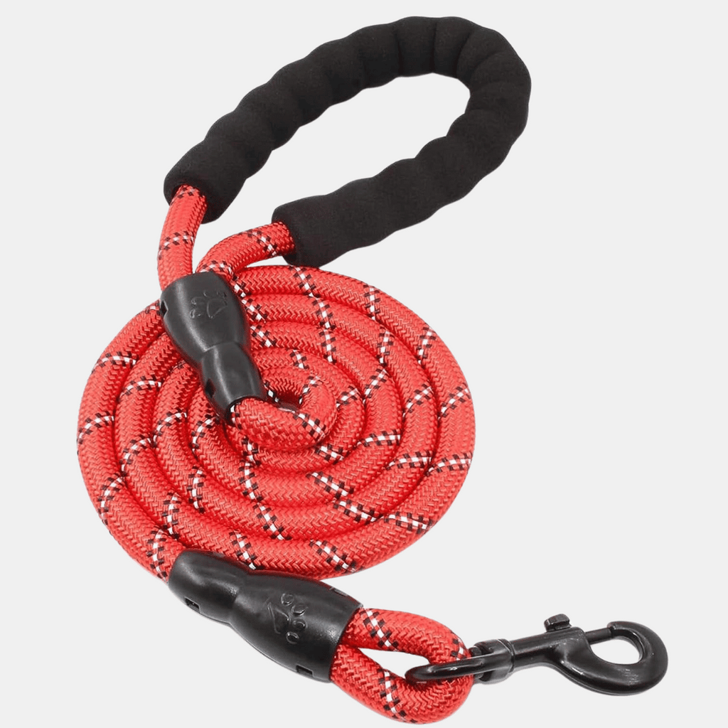 Correa Reflectante de Nylon con Mango de Espuma para Perros