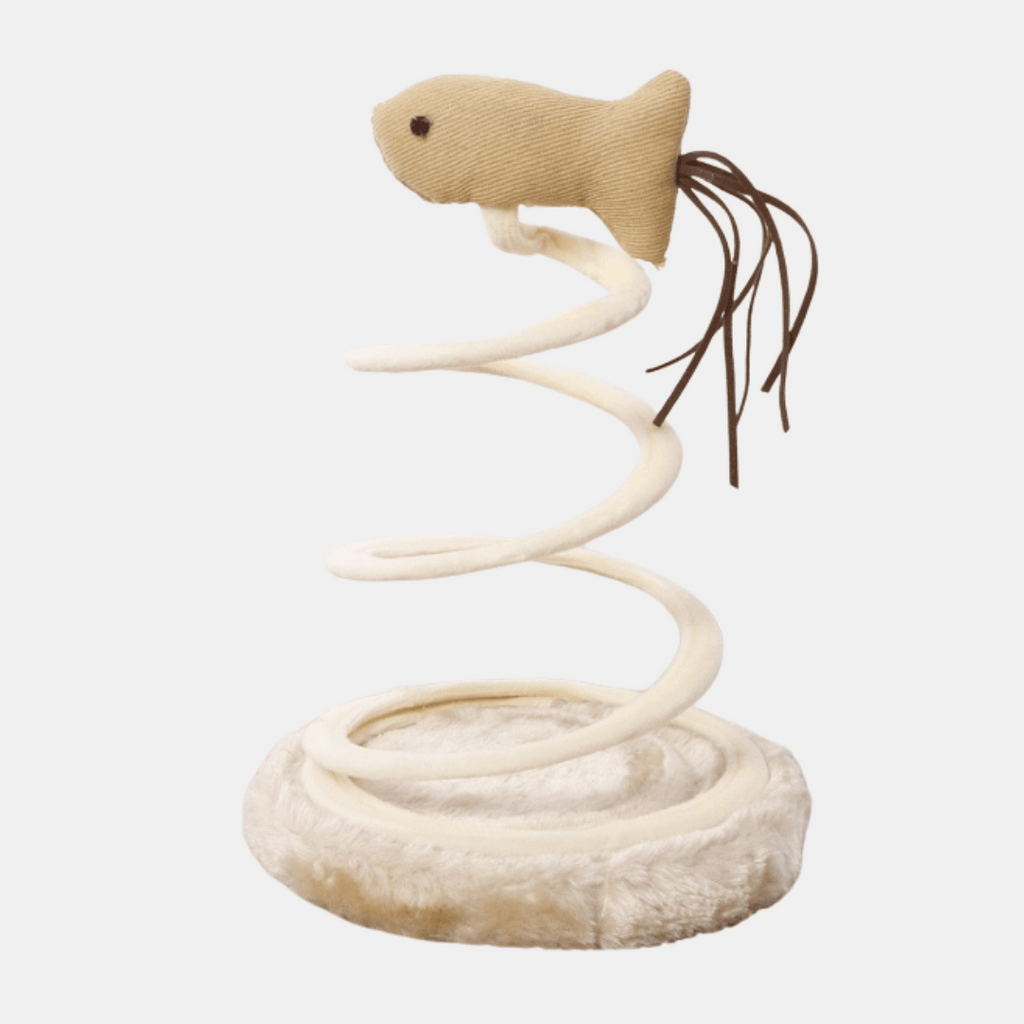 Juguete Interactivo con Muelle de Felpa para Gatos