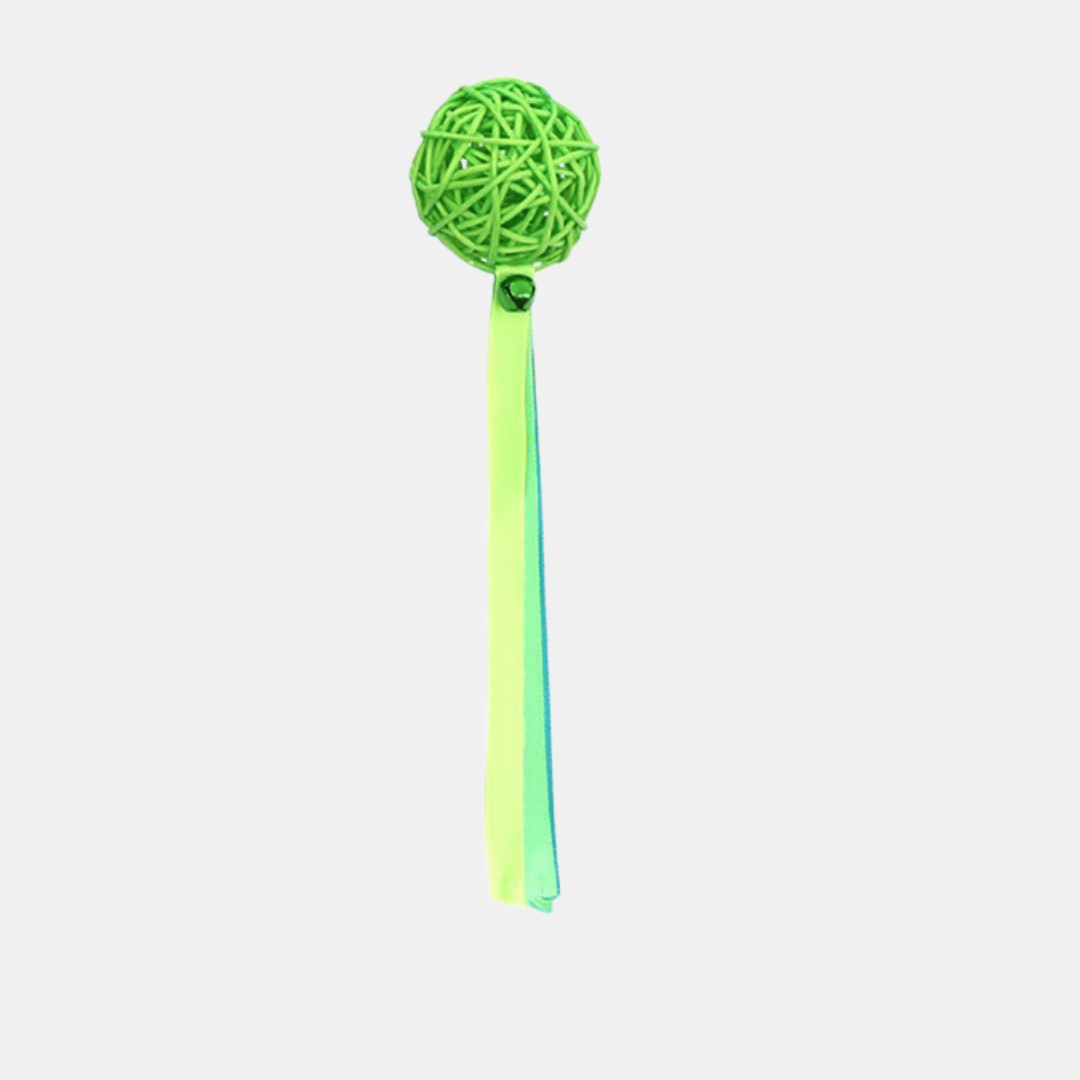 Bola interactiva de felpa para gatos