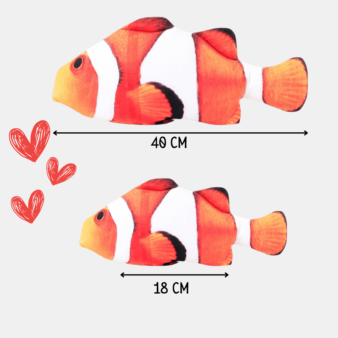 Pez Catnip de felpa para gatos 40 cm - Main Image