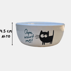 Cuenco de cerámica resistente gatito