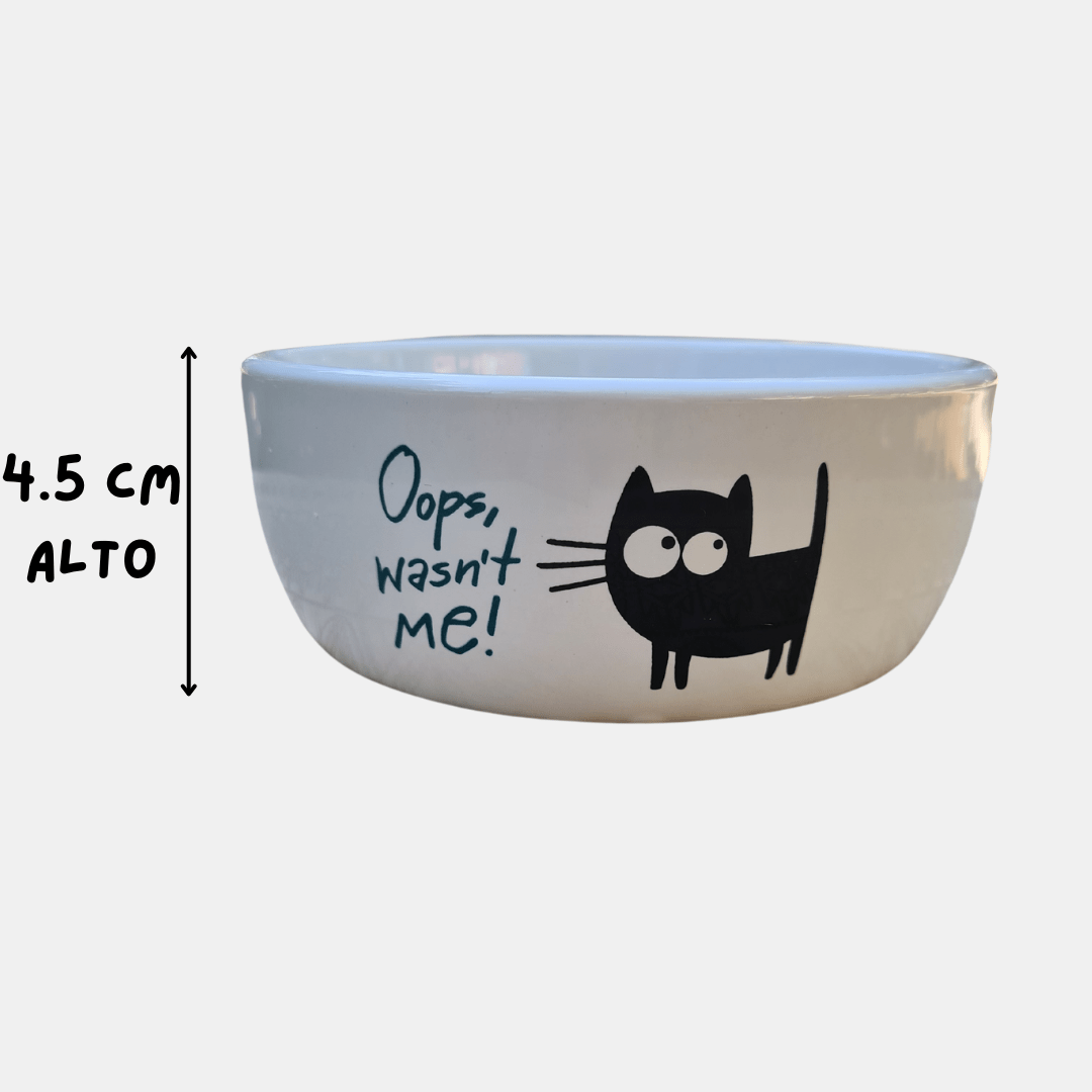 Cuenco de cerámica resistente gatito