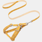 Conjunto Cuadros arnés + correa para perros