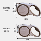 Correa extensible premium para perros y gatos 3 y 5 M