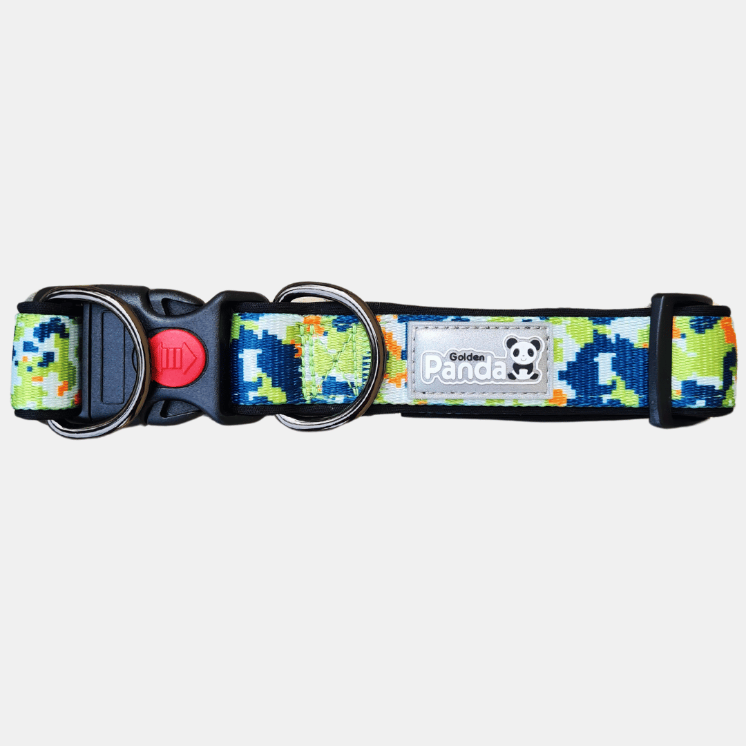 Collar Camuflaje con doble hebilla para perros