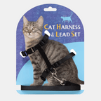 Arnés para gatos ajustable con correa a juego