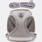 Arnés Chaleco Transpirable con Correa para Perros Pequeños y Gatos