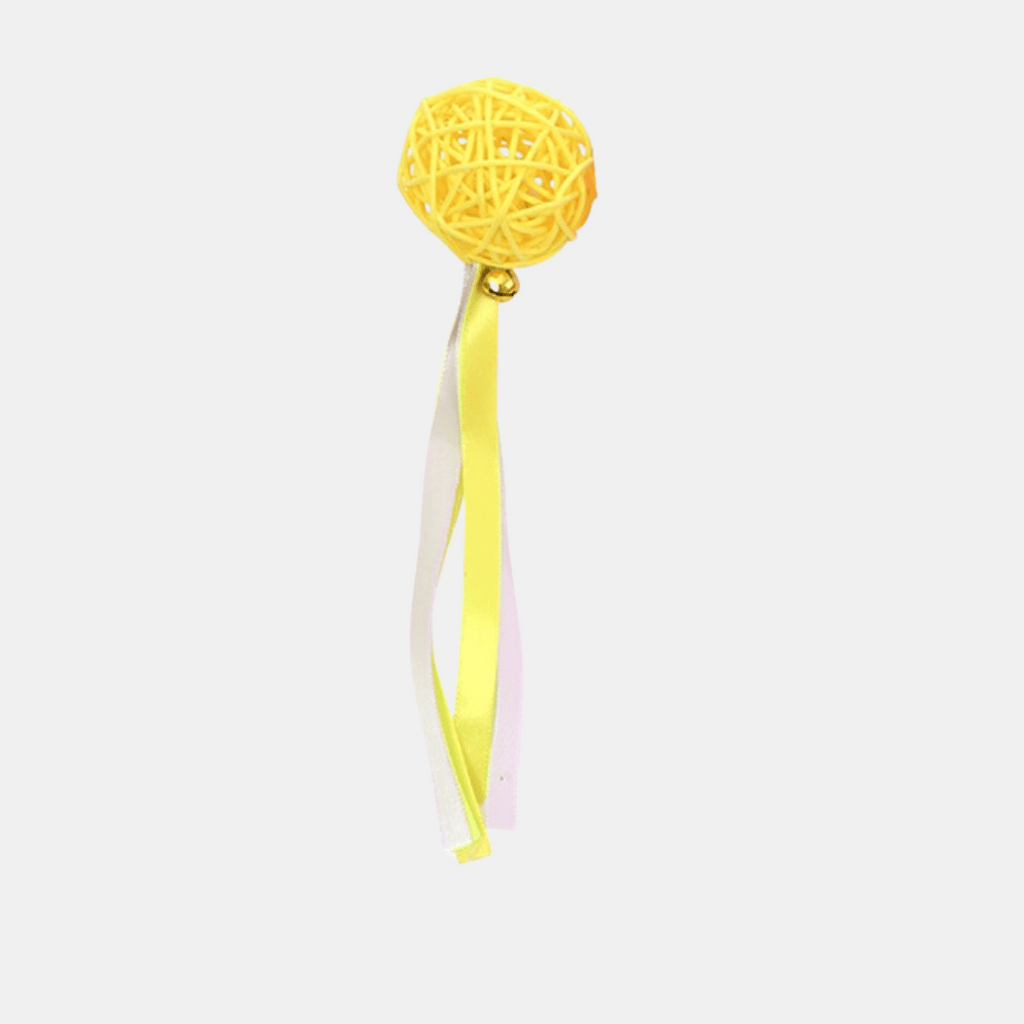 Bola interactiva de felpa para gatos