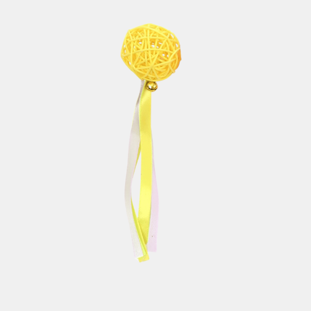 Bola interactiva de felpa para gatos