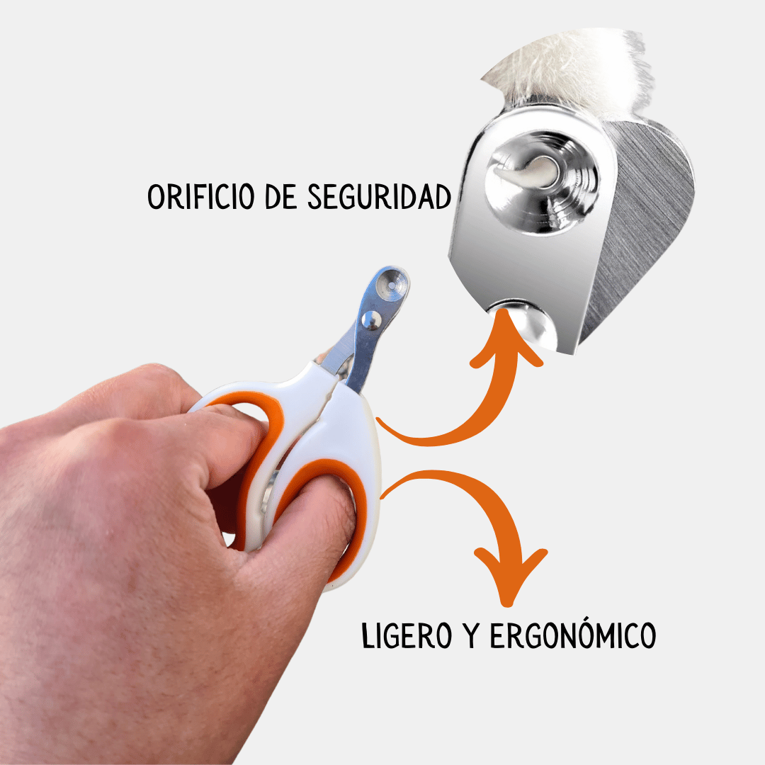 Cortauñas ergonómico para perros y gatos