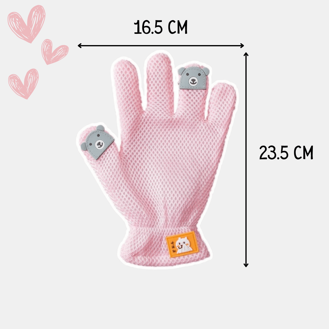 Guante quita pelos de silicona para perros y gatos( 2 unidades)