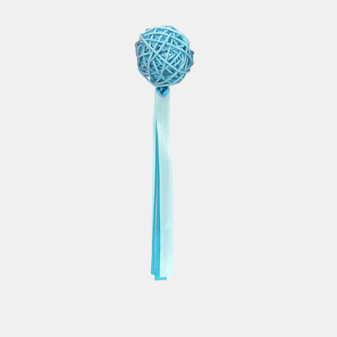 Bola interactiva de felpa para gatos
