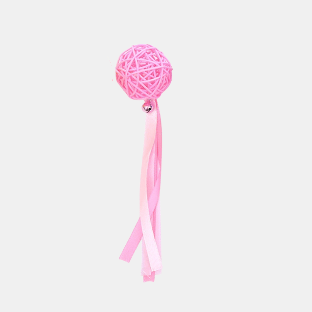Bola interactiva de felpa para gatos