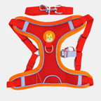 Arnés de Gamuza con Correa Reflectante para Perros