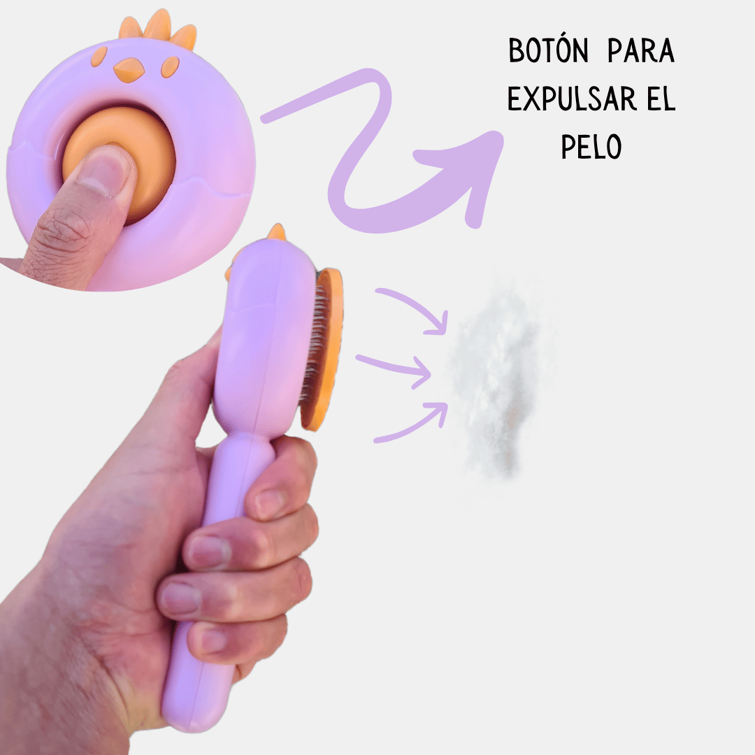 Cepillo Pollito para perros y gatos