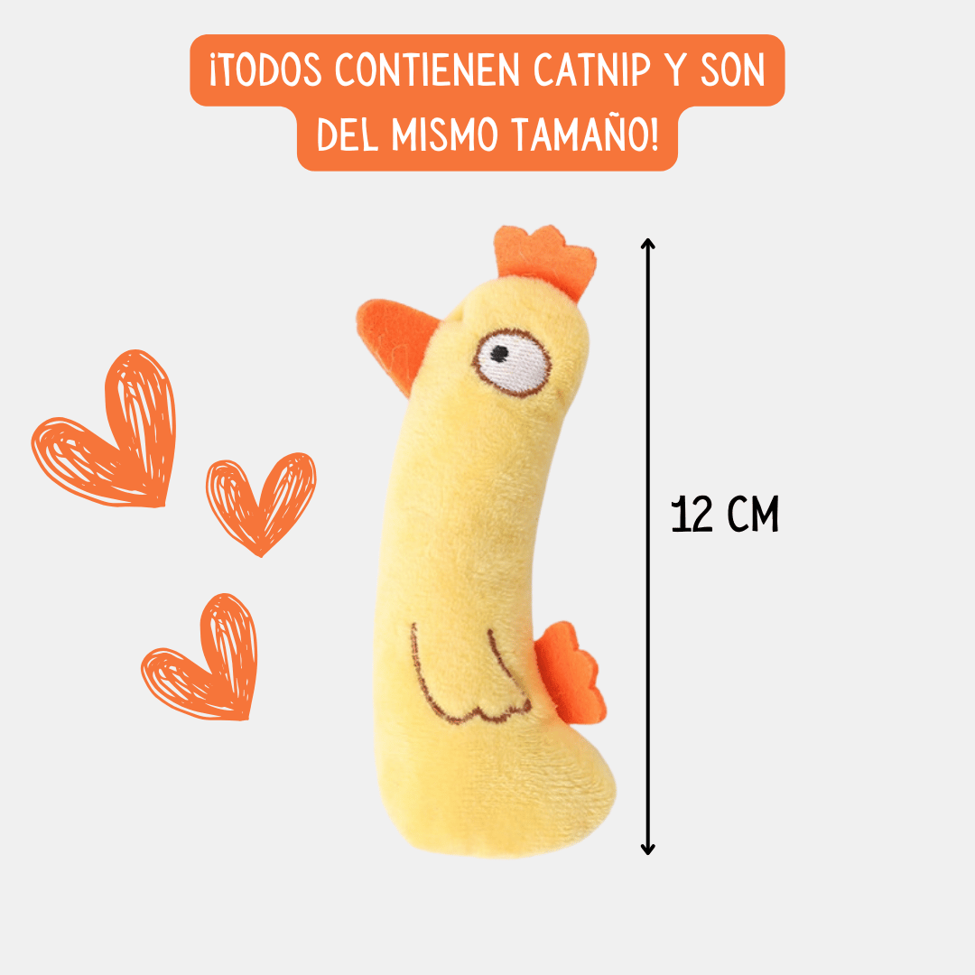 Dinosaurios Catnip de felpa para gatos