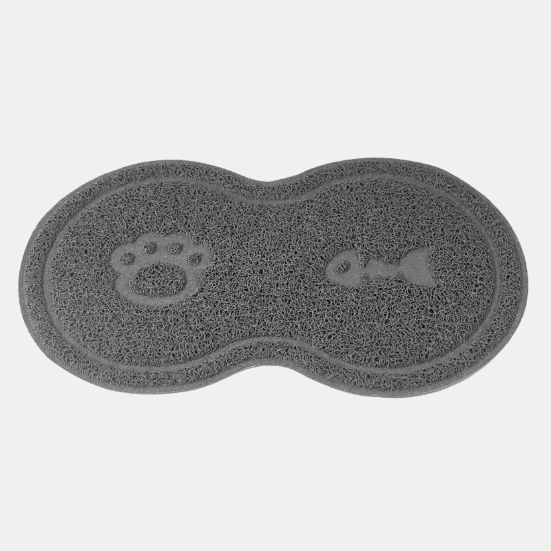 Alfombrilla anti deslizante para comedero de gatos