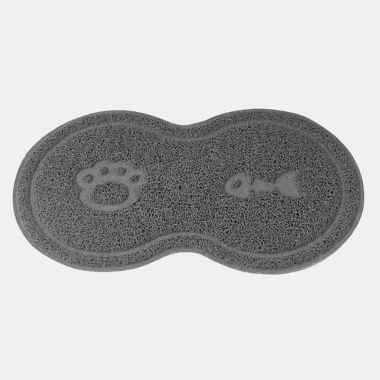 Alfombrilla anti deslizante para comedero de gatos