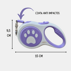Correa extensible Patita para perros y gatos 5 M