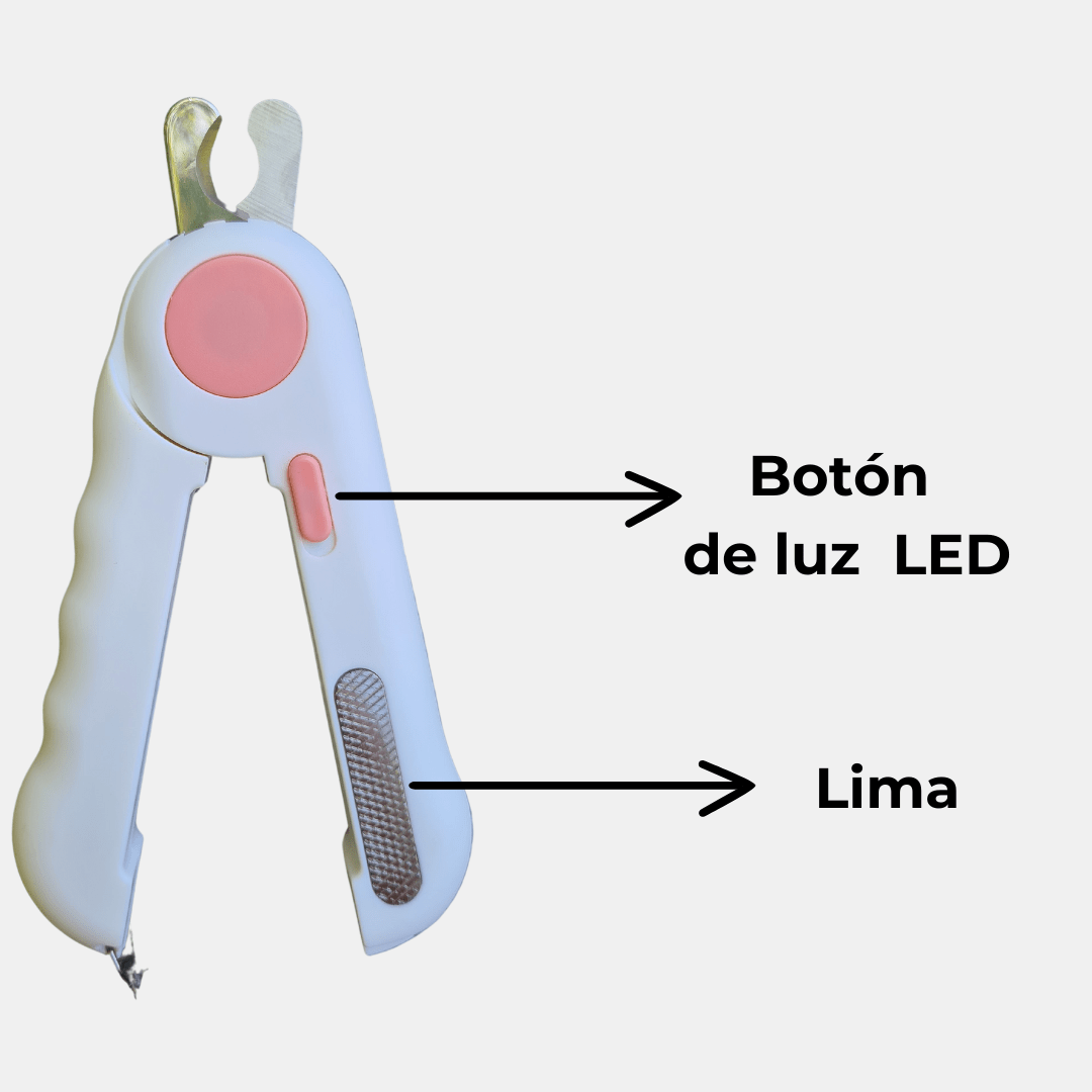 Cortauñas profesional LED para perros