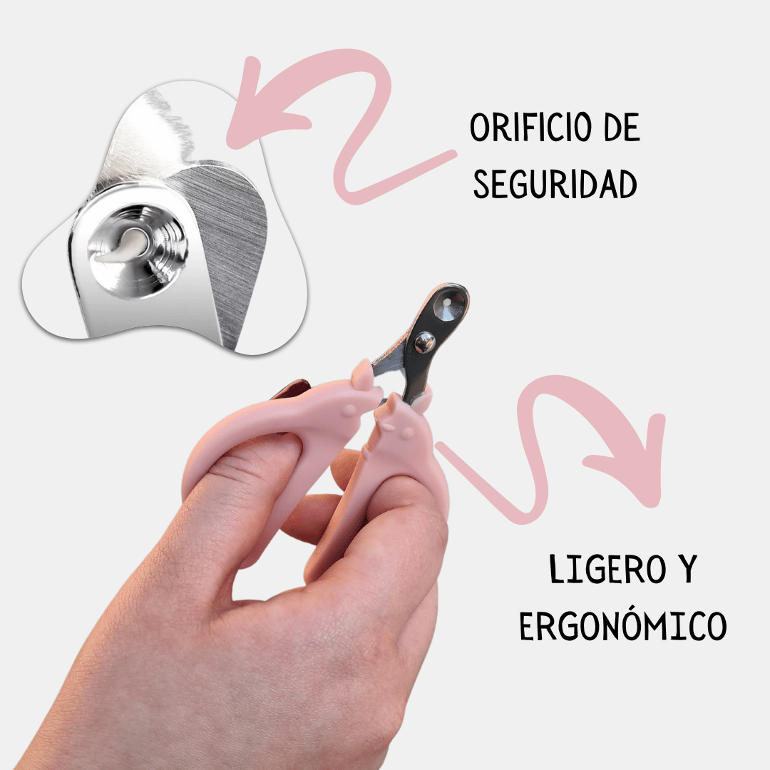 Cortauñas orificio de seguridad para gatos
