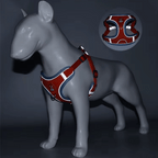 Arnés de Gamuza con Correa Reflectante para Perros