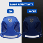 Arnés Chaleco Transpirable con Correa para Perros Pequeños y Gatos