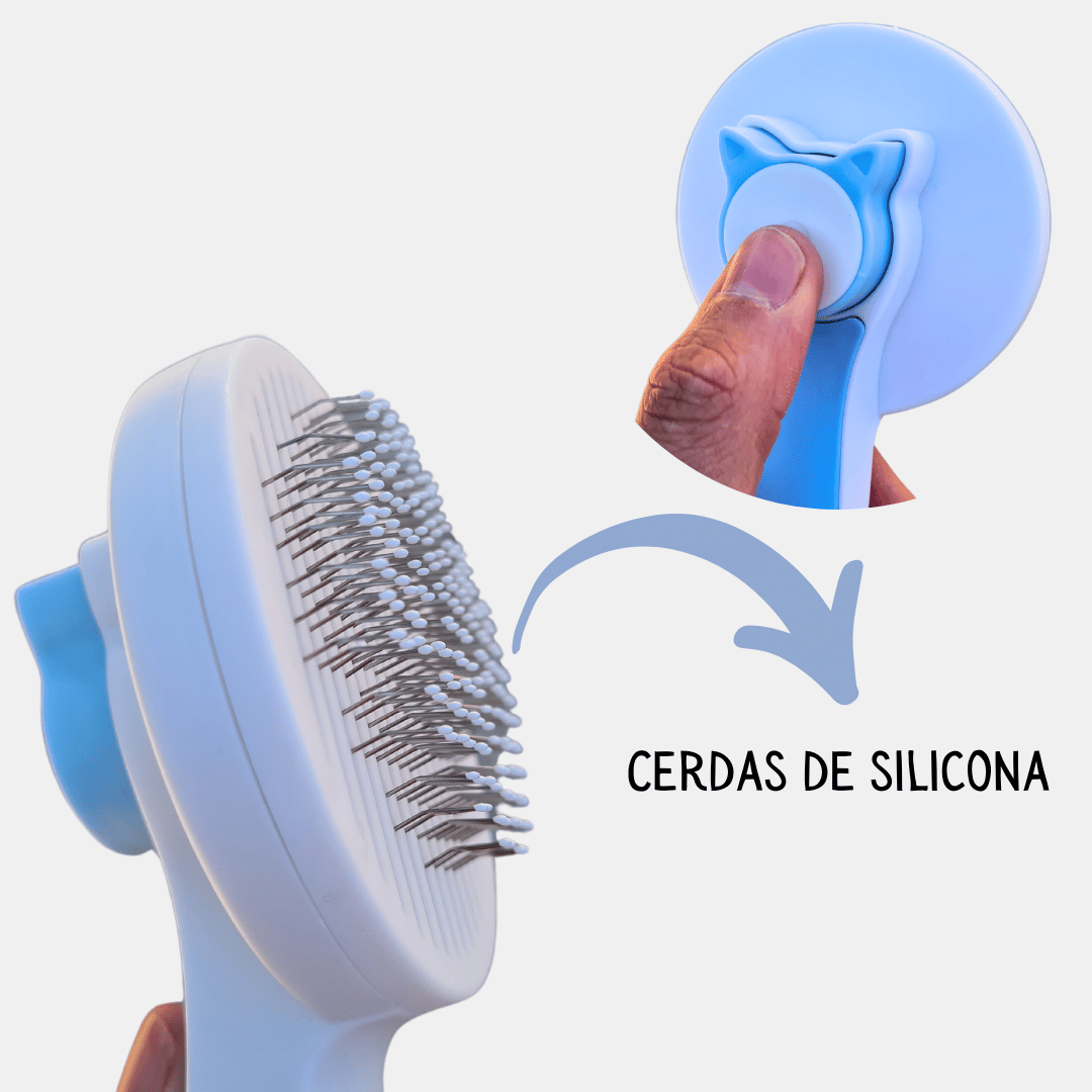 Cepillo Orejitas con cerdas de silicona