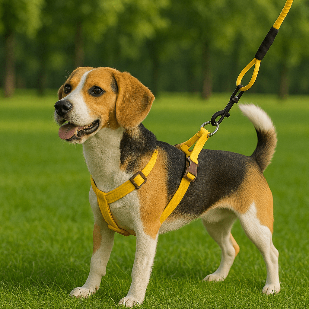 Arnés y Correa con Mango de Espuma para Perros