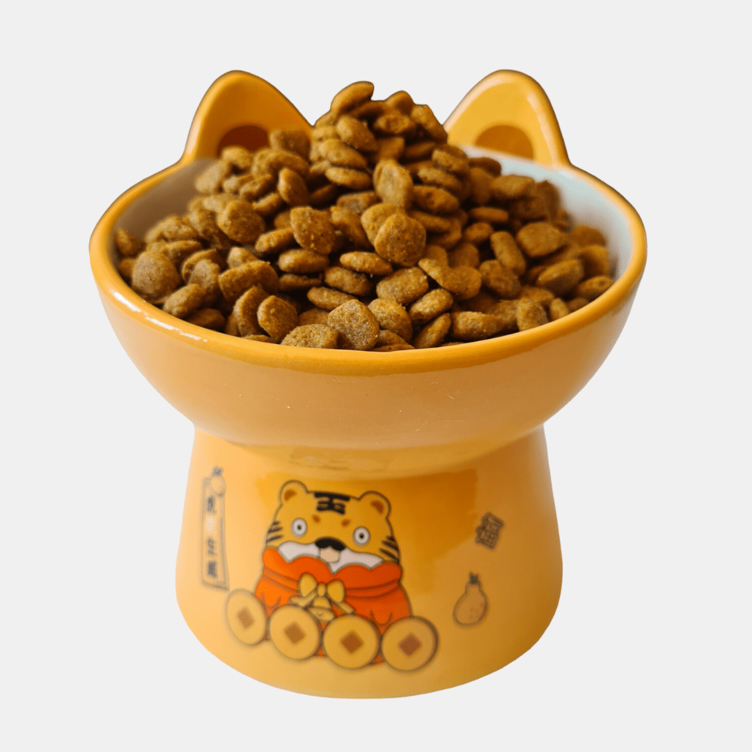 Cuenco elevado Animalitos para perros y gatos